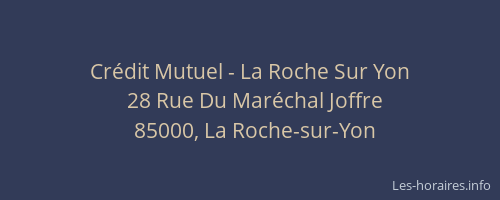 Crédit Mutuel - La Roche Sur Yon