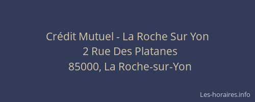 Crédit Mutuel - La Roche Sur Yon