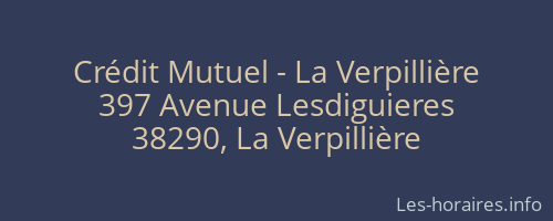 Crédit Mutuel - La Verpillière