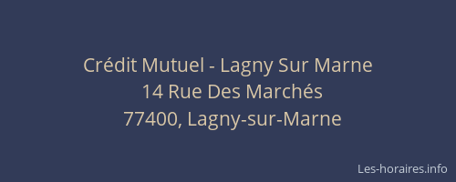 Crédit Mutuel - Lagny Sur Marne