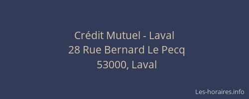 Crédit Mutuel - Laval