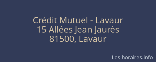 Crédit Mutuel - Lavaur