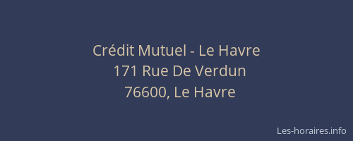 Crédit Mutuel - Le Havre
