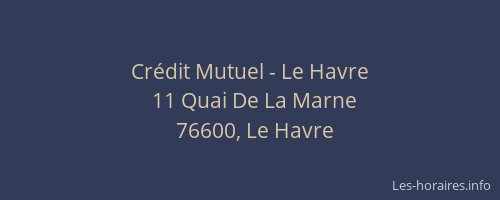 Crédit Mutuel - Le Havre