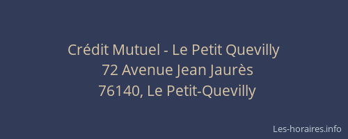 Crédit Mutuel - Le Petit Quevilly