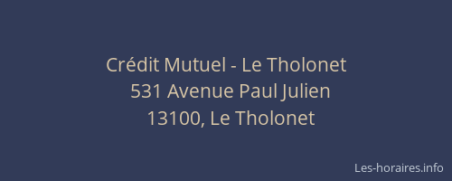 Crédit Mutuel - Le Tholonet