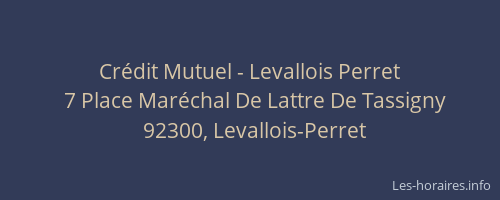 Crédit Mutuel - Levallois Perret