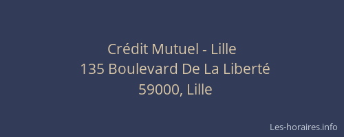 Crédit Mutuel - Lille