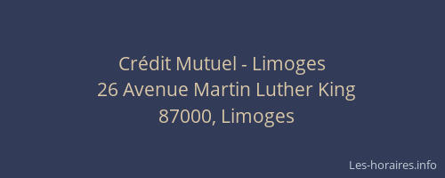 Crédit Mutuel - Limoges