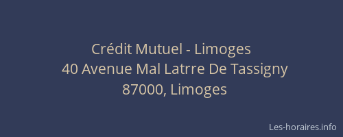 Crédit Mutuel - Limoges