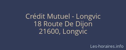 Crédit Mutuel - Longvic