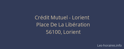 Crédit Mutuel - Lorient