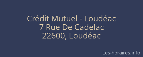 Crédit Mutuel - Loudéac