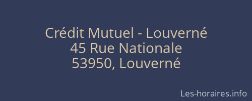 Crédit Mutuel - Louverné