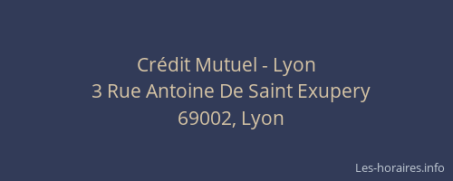 Crédit Mutuel - Lyon