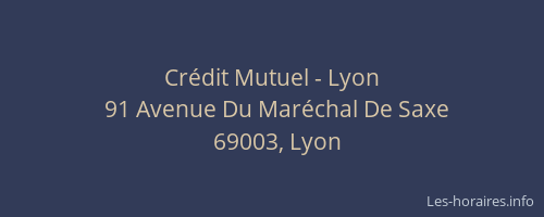 Crédit Mutuel - Lyon
