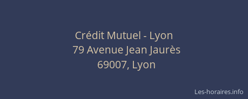 Crédit Mutuel - Lyon