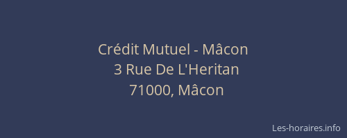 Crédit Mutuel - Mâcon