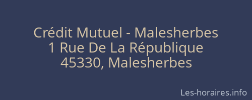 Crédit Mutuel - Malesherbes