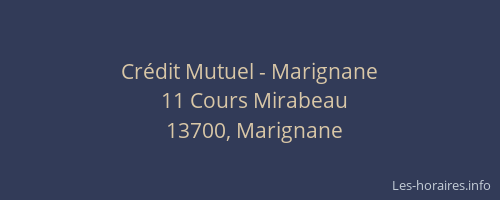 Crédit Mutuel - Marignane