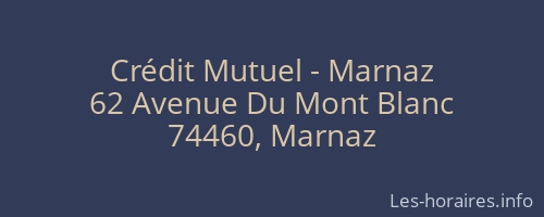 Crédit Mutuel - Marnaz