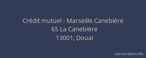 Crédit mutuel - Marseille Canebière
