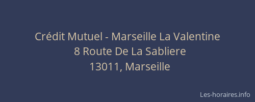 Crédit Mutuel - Marseille La Valentine