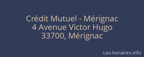Crédit Mutuel - Mérignac