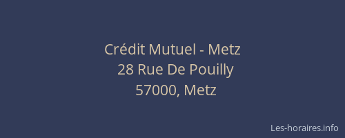 Crédit Mutuel - Metz
