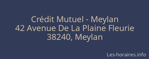 Crédit Mutuel - Meylan