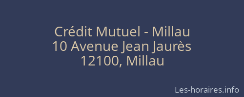 Crédit Mutuel - Millau