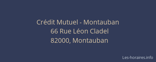 Crédit Mutuel - Montauban