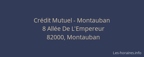 Crédit Mutuel - Montauban