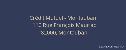 Crédit Mutuel - Montauban