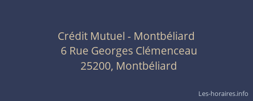 Crédit Mutuel - Montbéliard