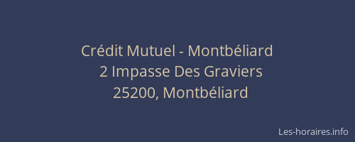 Crédit Mutuel - Montbéliard