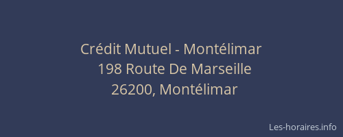 Crédit Mutuel - Montélimar