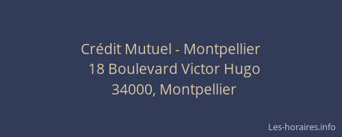 Crédit Mutuel - Montpellier