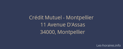 Crédit Mutuel - Montpellier