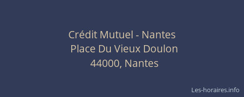 Crédit Mutuel - Nantes