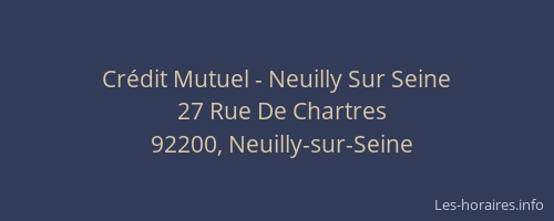 Crédit Mutuel - Neuilly Sur Seine