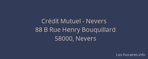 Crédit Mutuel - Nevers