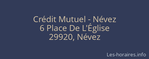 Crédit Mutuel - Névez