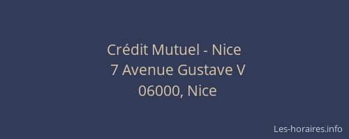 Crédit Mutuel - Nice