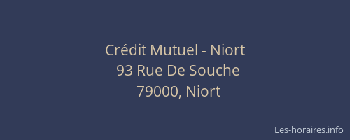 Crédit Mutuel - Niort