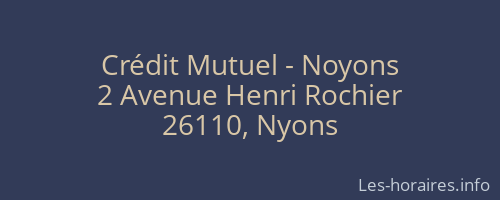 Crédit Mutuel - Noyons