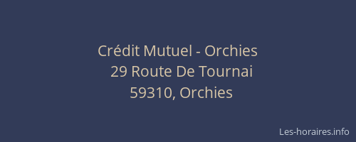 Crédit Mutuel - Orchies