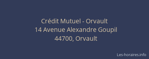 Crédit Mutuel - Orvault