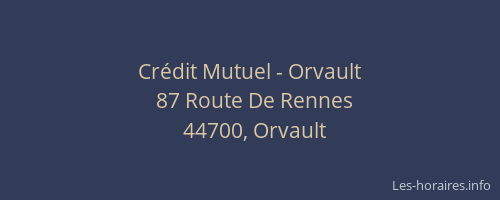 Crédit Mutuel - Orvault