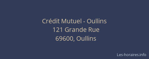 Crédit Mutuel - Oullins